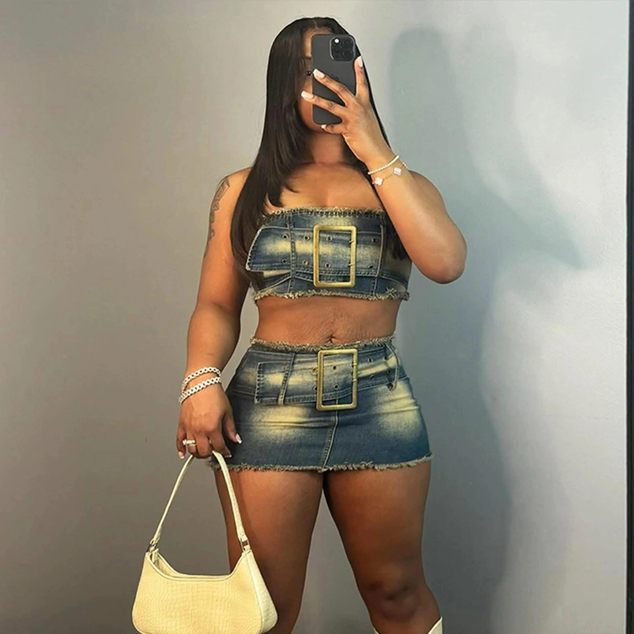Jean skirt