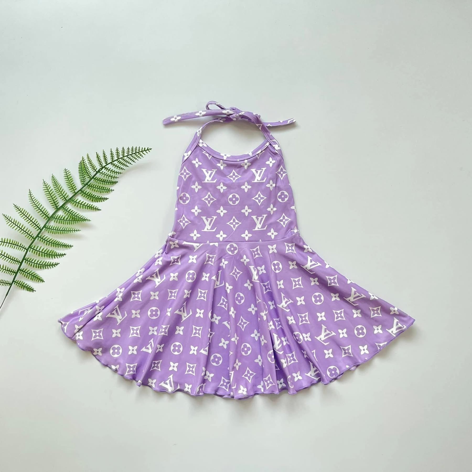 Tye neck dress