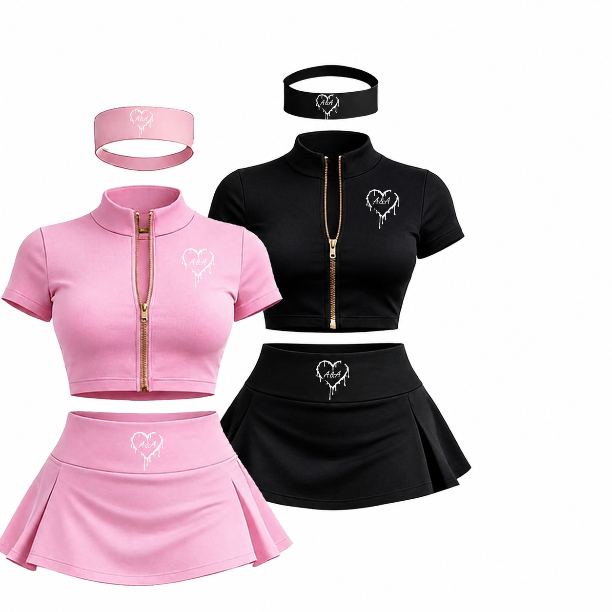 A&A tennis skirt set